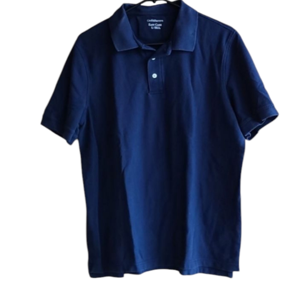 🛒3 For $10 🛍 Croft & Barrow Navy Polo Shirt